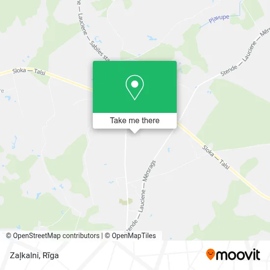 Zaļkalni map