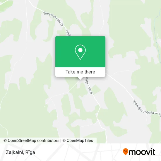 Zaļkalni map