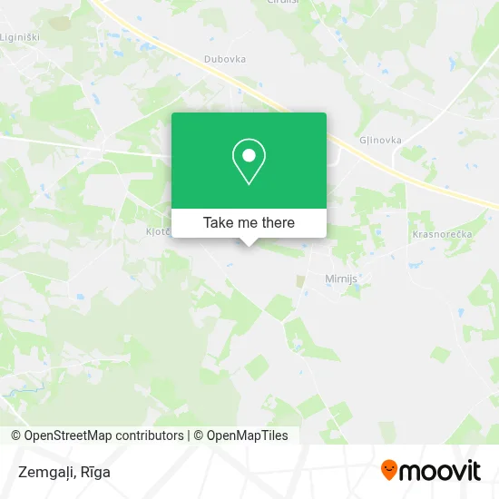 Zemgaļi map