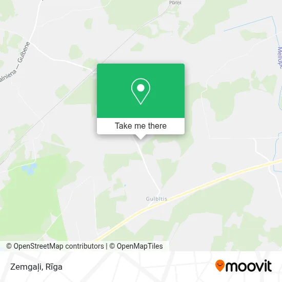 Zemgaļi map