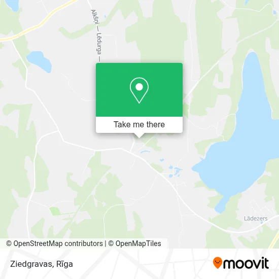 Ziedgravas map