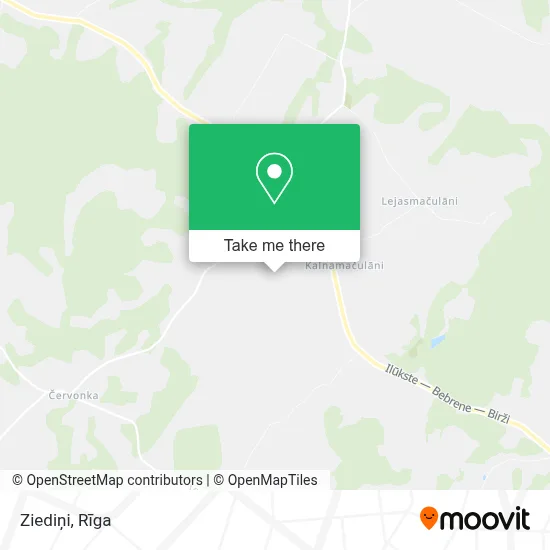 Ziediņi map