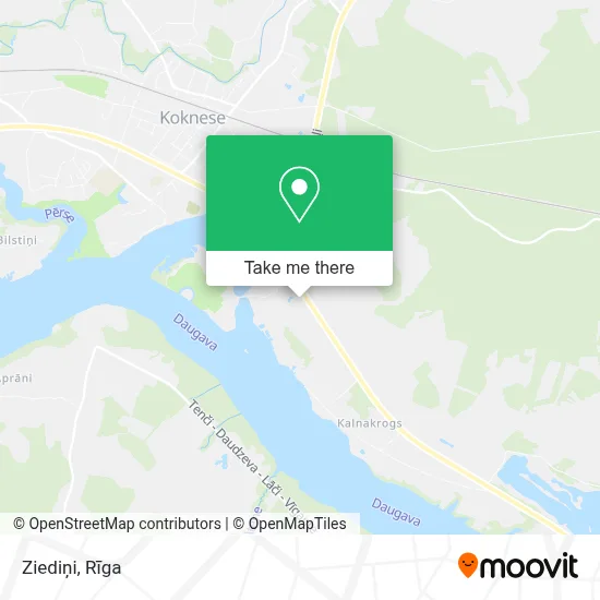 Ziediņi map