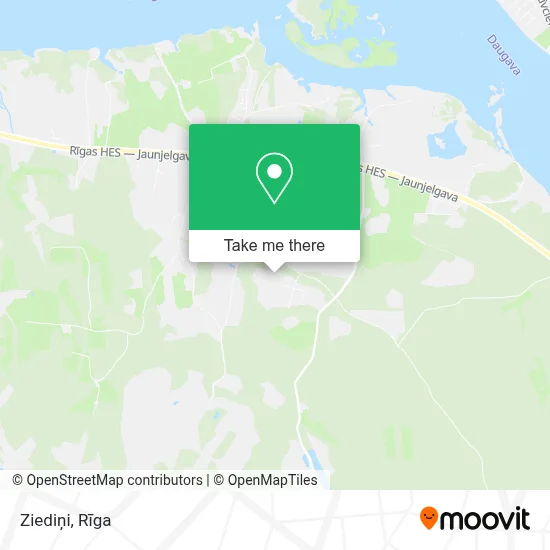 Ziediņi map