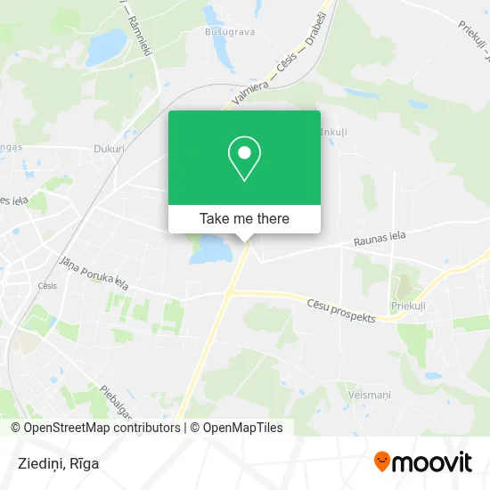 Ziediņi map