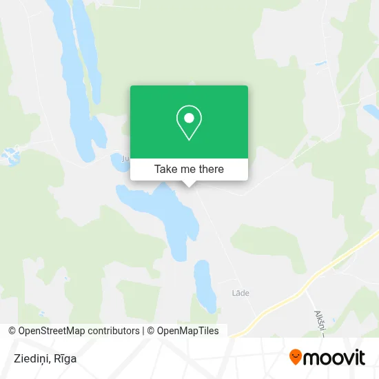 Ziediņi map