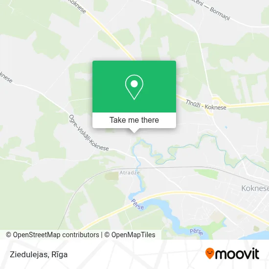 Ziedulejas map