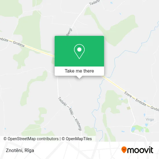 Znotēni map