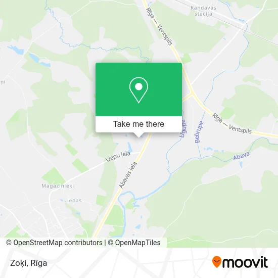 Zoķi map