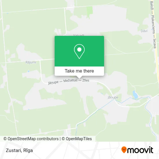 Zustari map