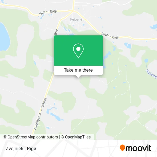 Zvejnieki map