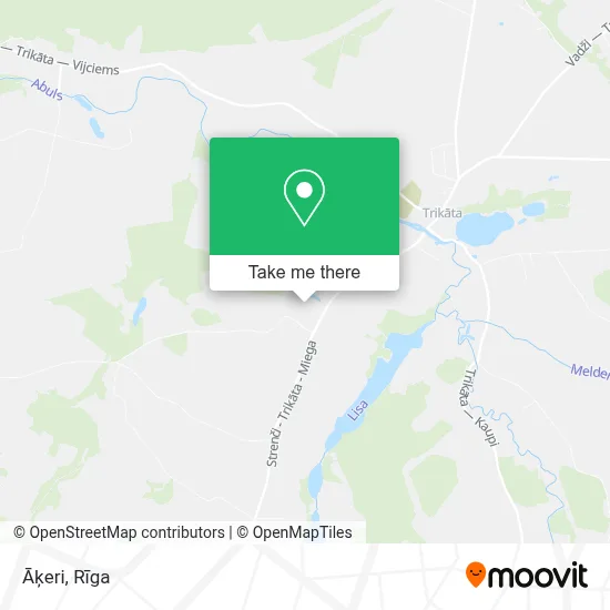 Āķeri map
