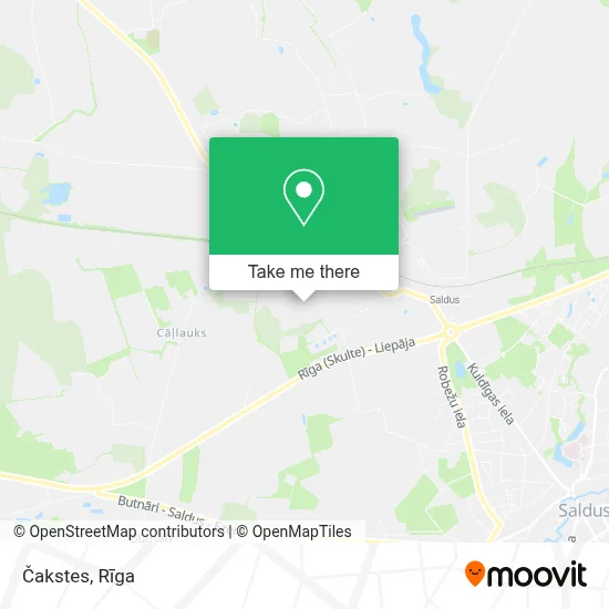 Čakstes map