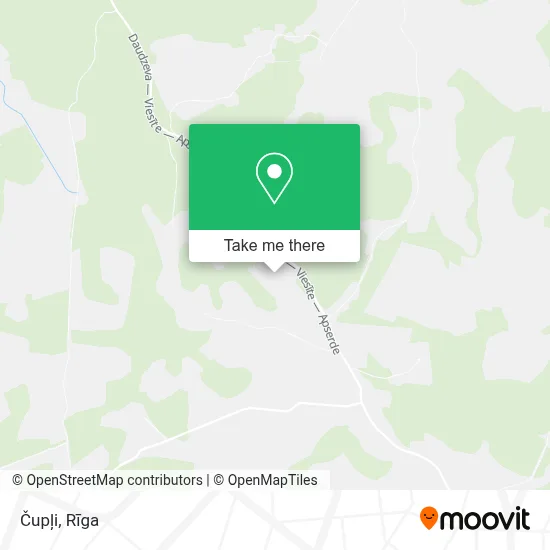 Čupļi map