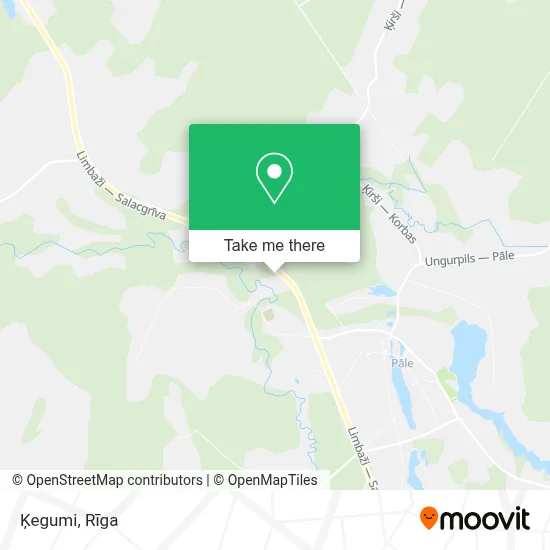 Ķegumi map