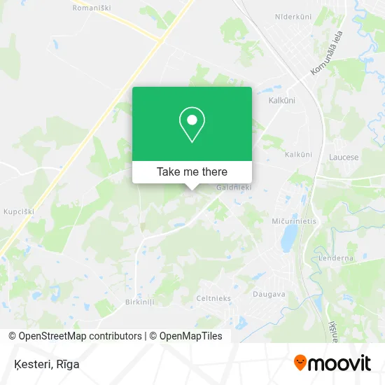Ķesteri map