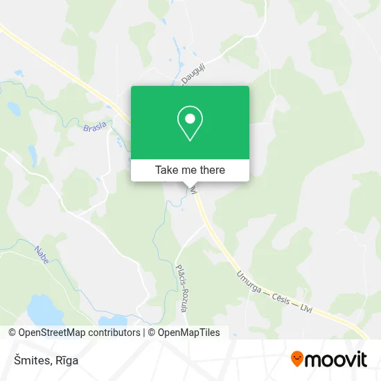 Šmites map