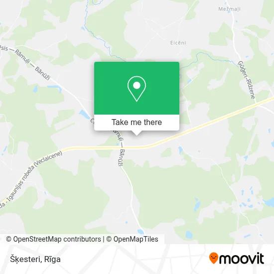 Šķesteri map