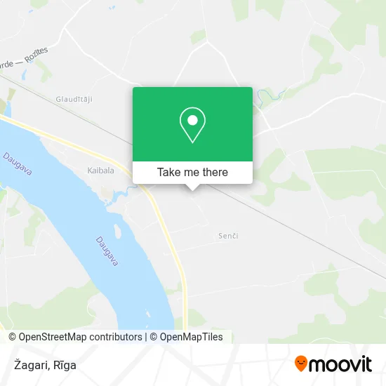 Žagari map