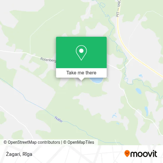 Žagari map