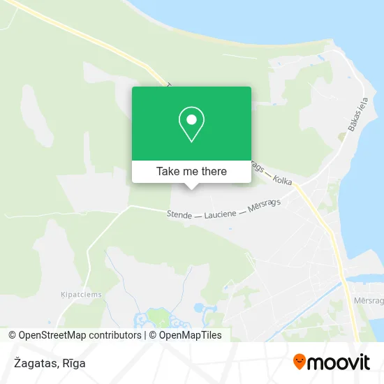 Žagatas map