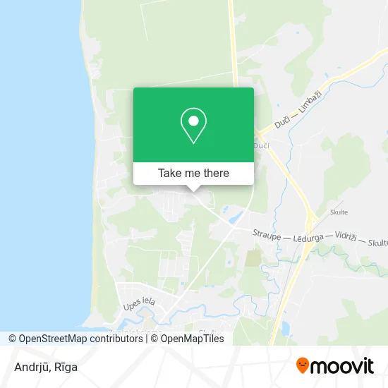 Andrjū map