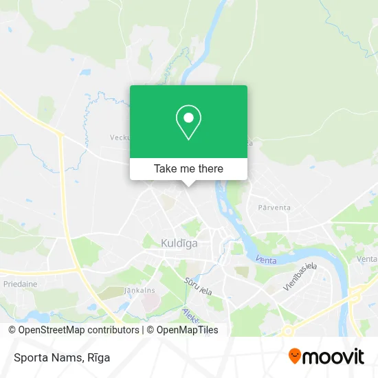 Sporta Nams map