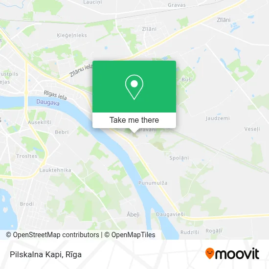 Pilskalna Kapi map