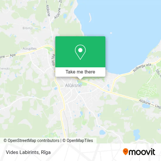 Vides Labirints map