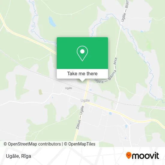Ugāle map