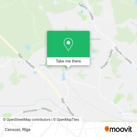 Censoņi map