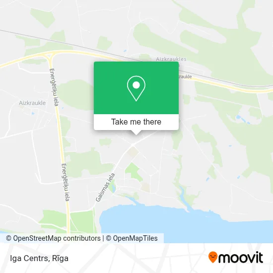 Iga Centrs map