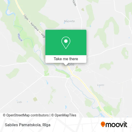 Sabiles Pamatskola map