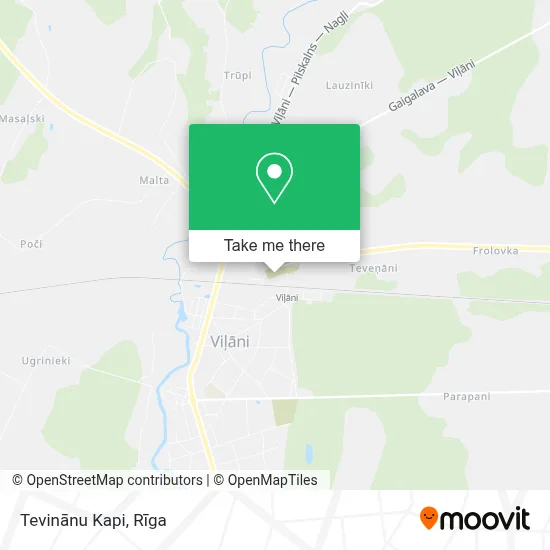 Tevinānu Kapi map