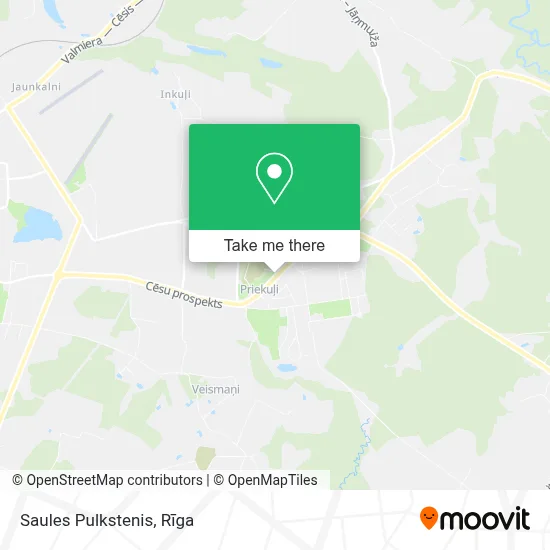 Saules Pulkstenis map
