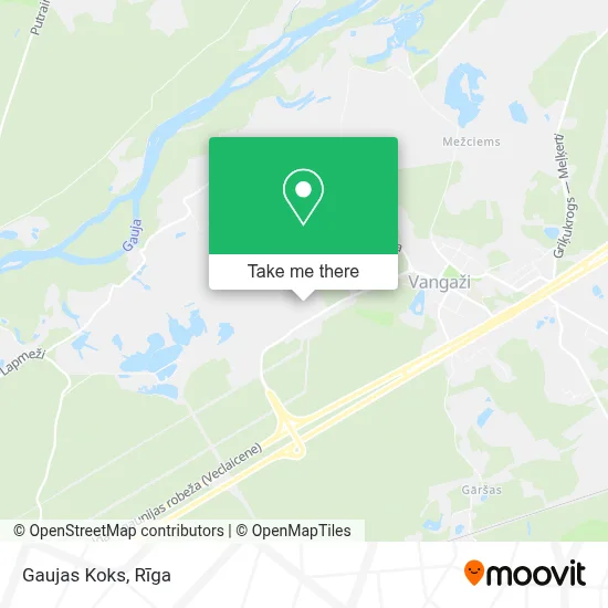 Gaujas Koks map