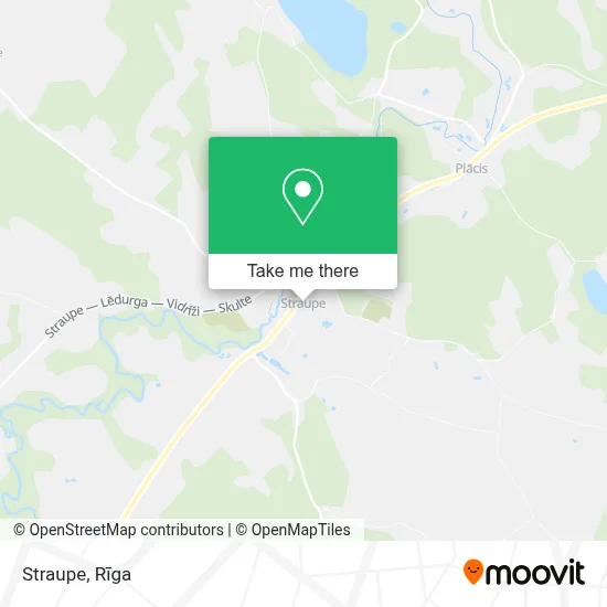Straupe map