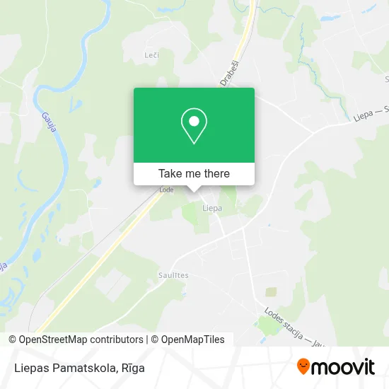 Liepas Pamatskola map