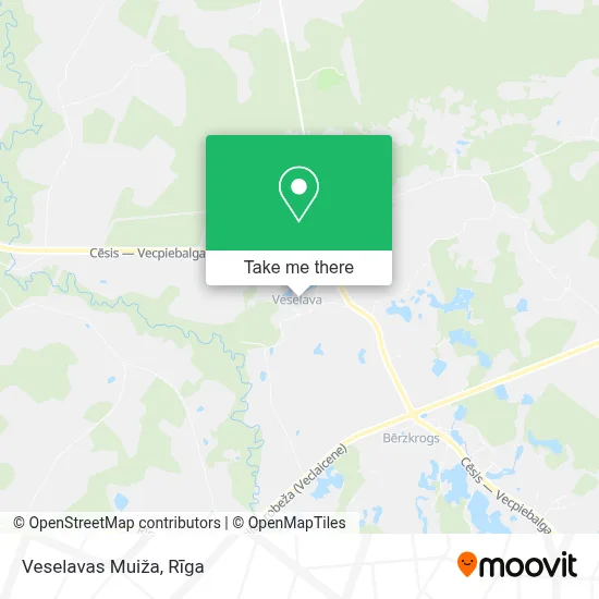 Veselavas Muiža map