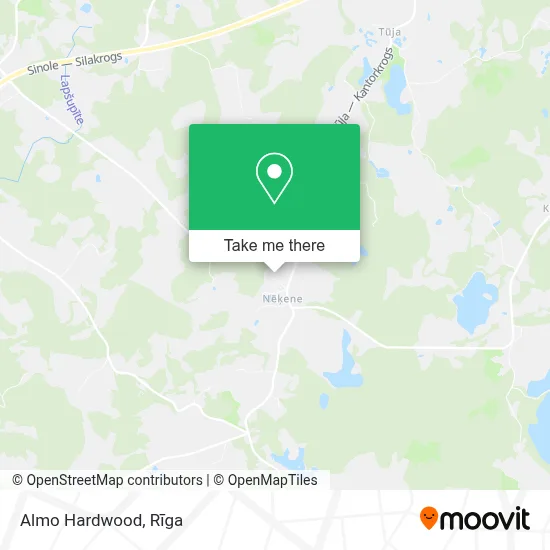 Almo Hardwood map