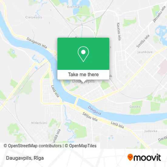 Daugavpils map