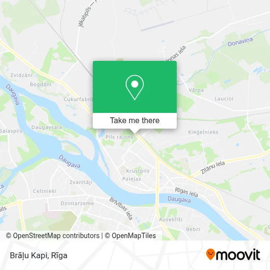 Brāļu Kapi map
