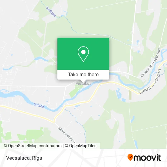 Vecsalaca map