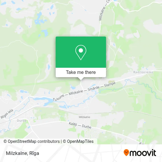 Milzkalne map