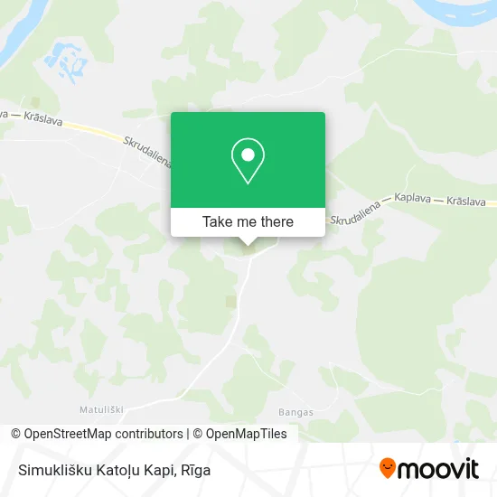 Simuklišku Katoļu Kapi map