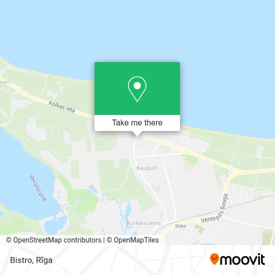 Bistro map