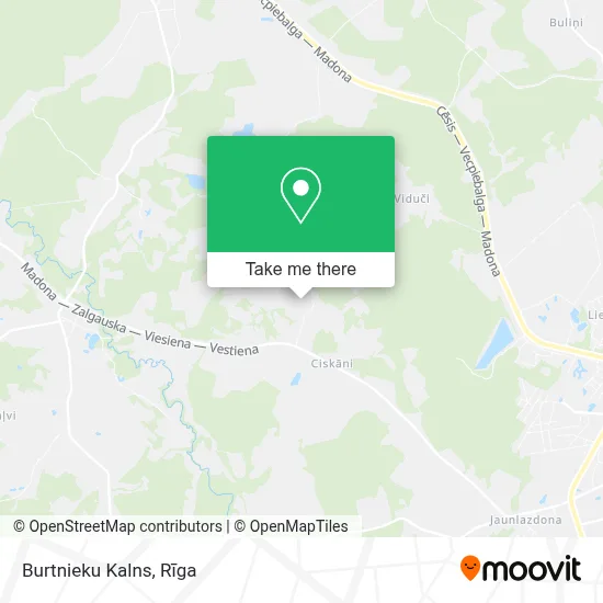 Burtnieku Kalns map