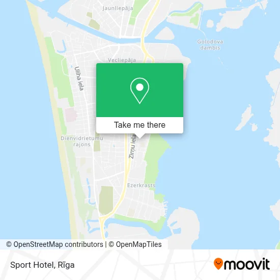 Sport Hotel map