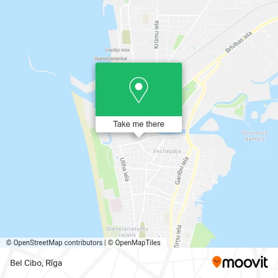 Bel Cibo map