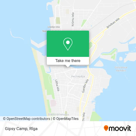 Gipsy Camp map